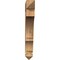 Ekena Millwork Balboa Arts & Crafts Smooth Bracket, Western Red Cedar, 3 1/2"W x 26"D x 26"H BKT04X26X26BOA03SWR - alternate 3